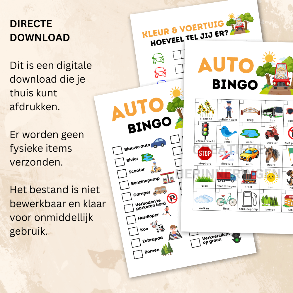 Leuke spelletjes auto voor onderweg waarmee kinderen zich vermaken zonder scherm, thuis of op reis