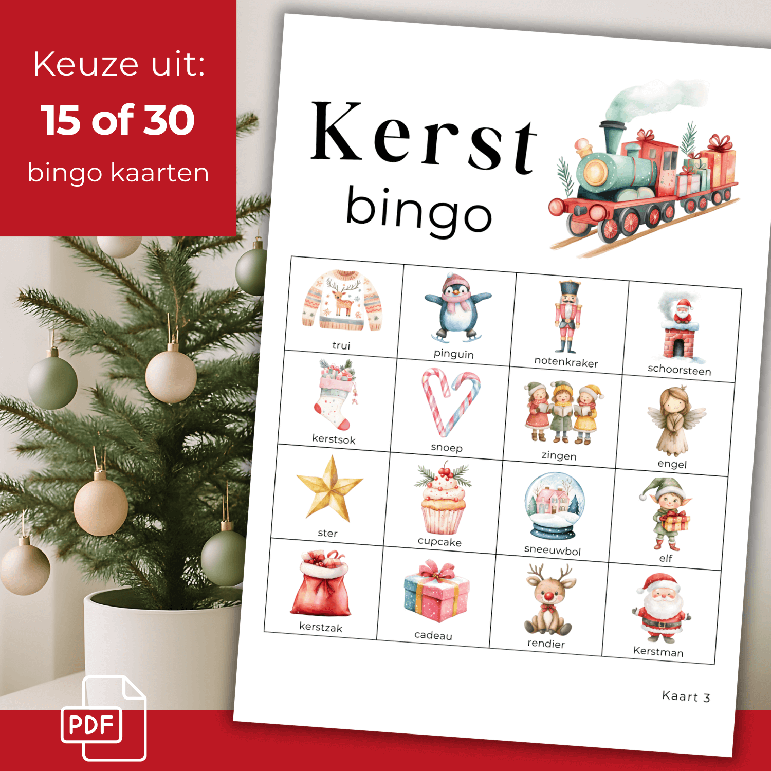 Auto Bingo - Leuk bingo spel voor in de auto en onderweg