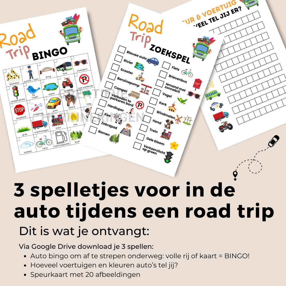 3 leuke road trip spelletjes om elke autorit voor kinderen leuker te maken