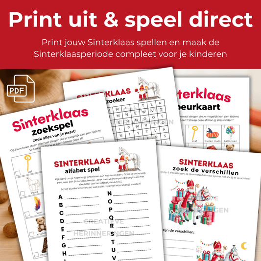 5 leuke en afwisselende spelletjes met Sinterklaas thema voor kinderen van verschillende leeftijden
