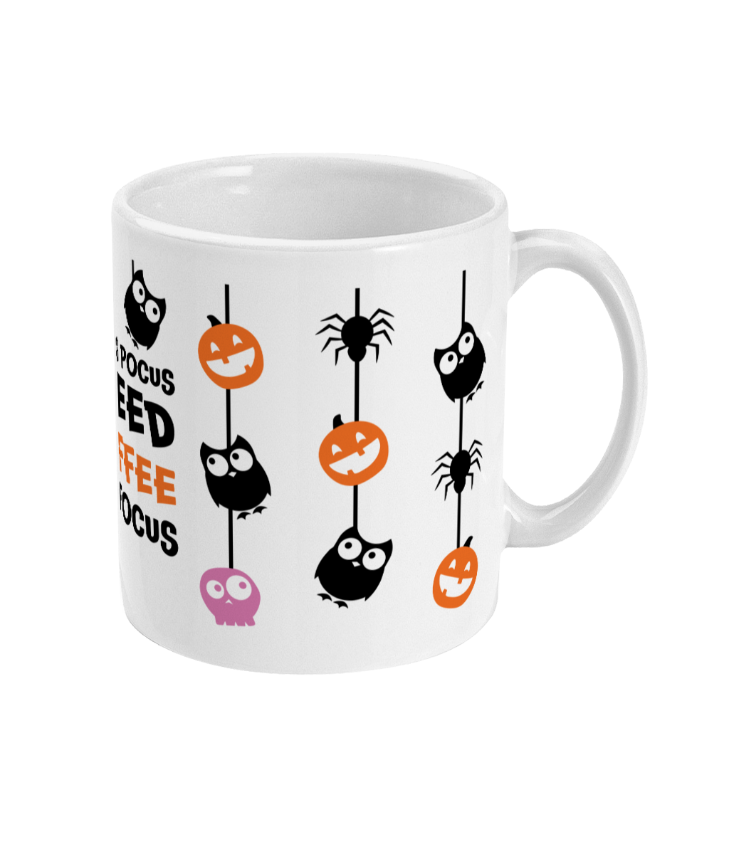 Halloween mok hocus pocus i need coffee to focus