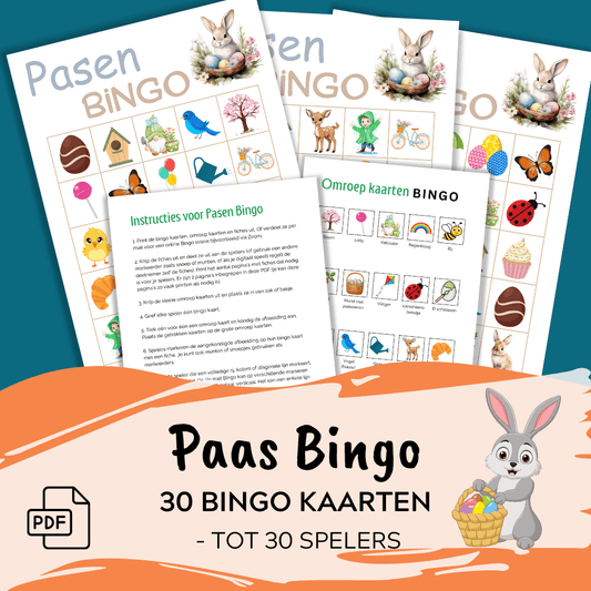 Perfecte Paas activiteit voor jong en oud: speel Paas bingo samen!