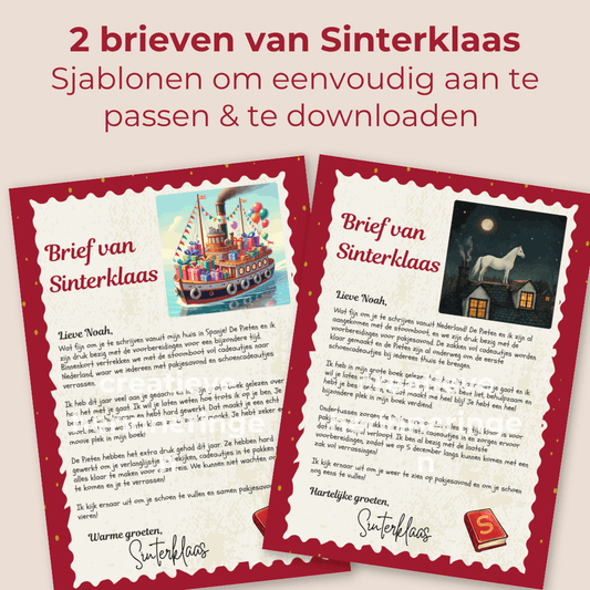 Volledig aan te passen brief van Sinterklaas voor kinderen