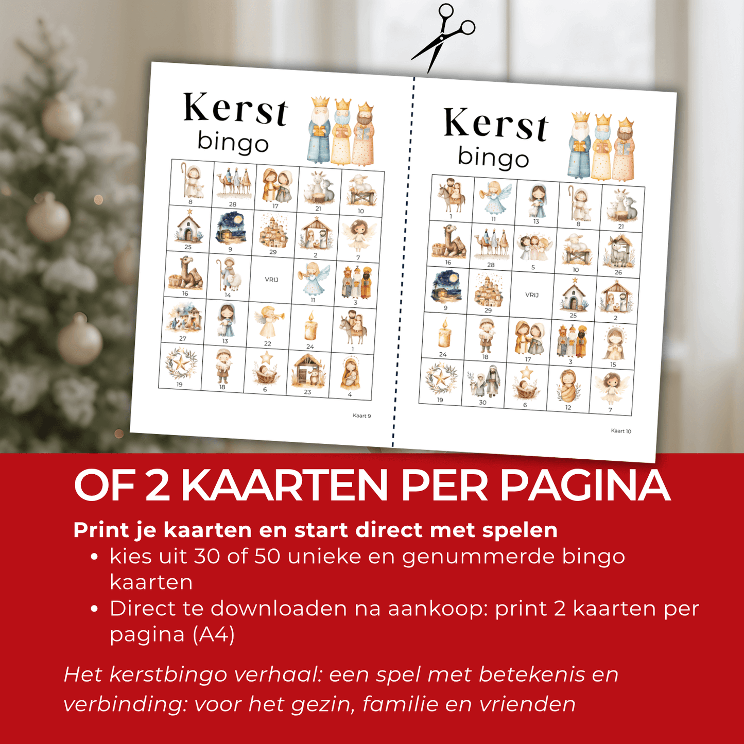 Bijbelse bingo voor school en kerk en familie, eenvoudig te spelen met groepen