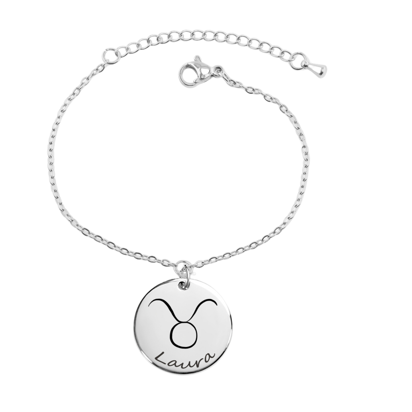 Armband sterrenbeeld hanger met naam gegraveerd