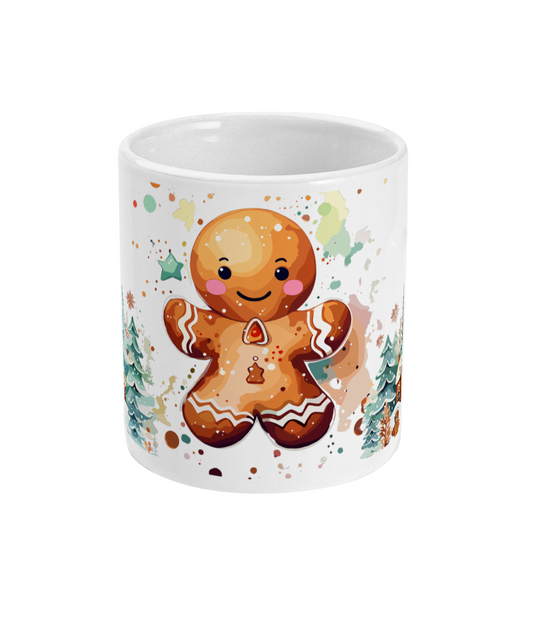 Kerst mok met gingerbread man