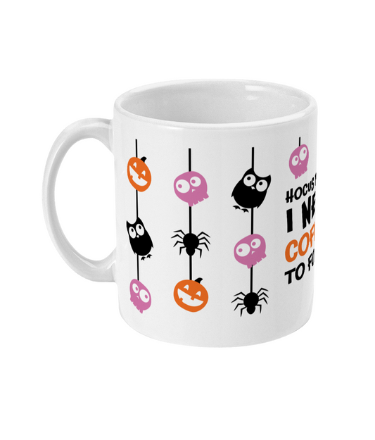 Halloween mok hocus pocus i need coffee to focus