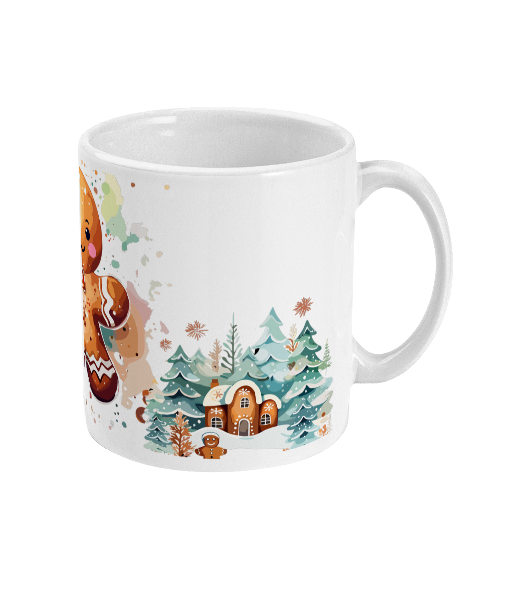 Kerst mok met gingerbread man