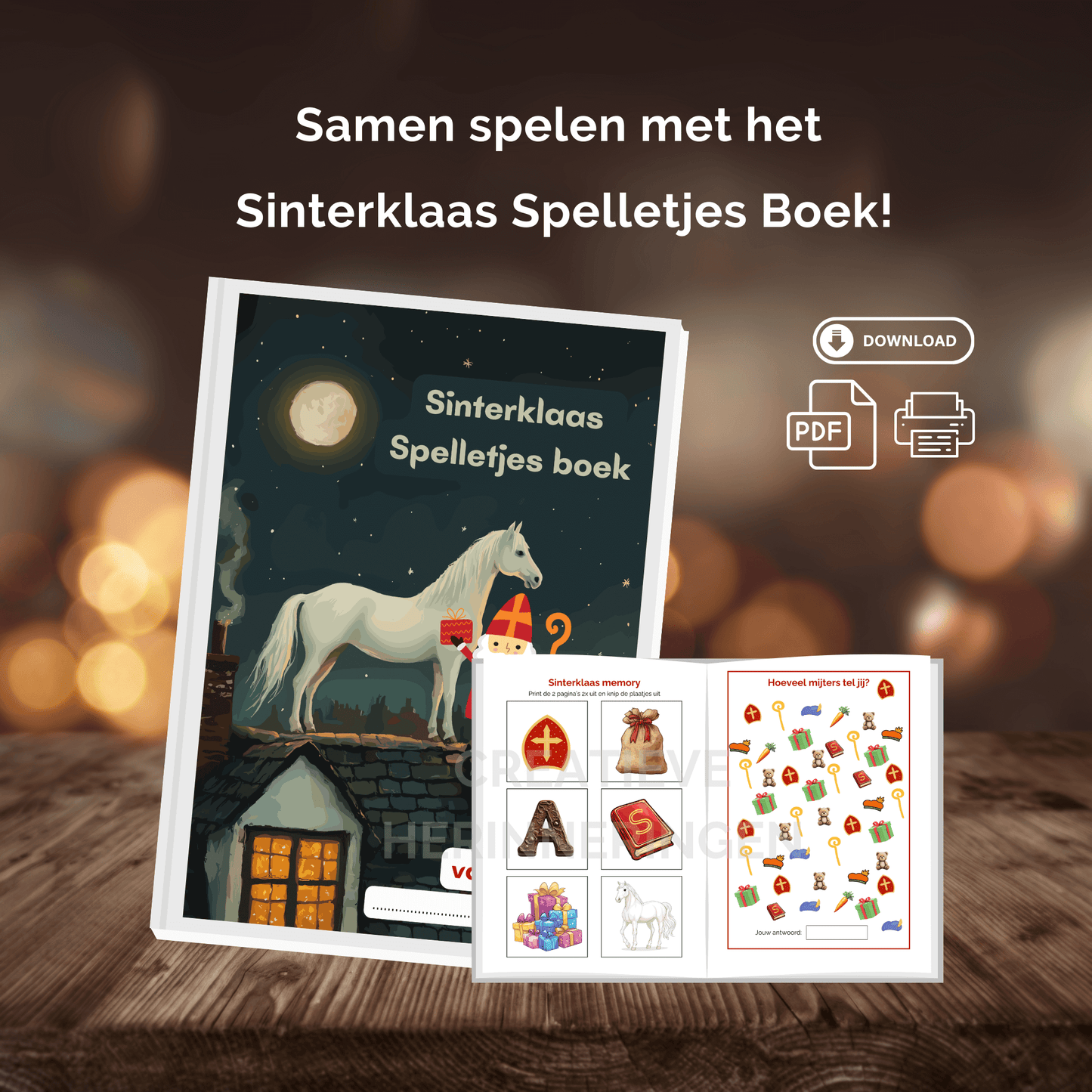 Online sinterklaasspelletjes voor het gezin, te vinden in het doeboek