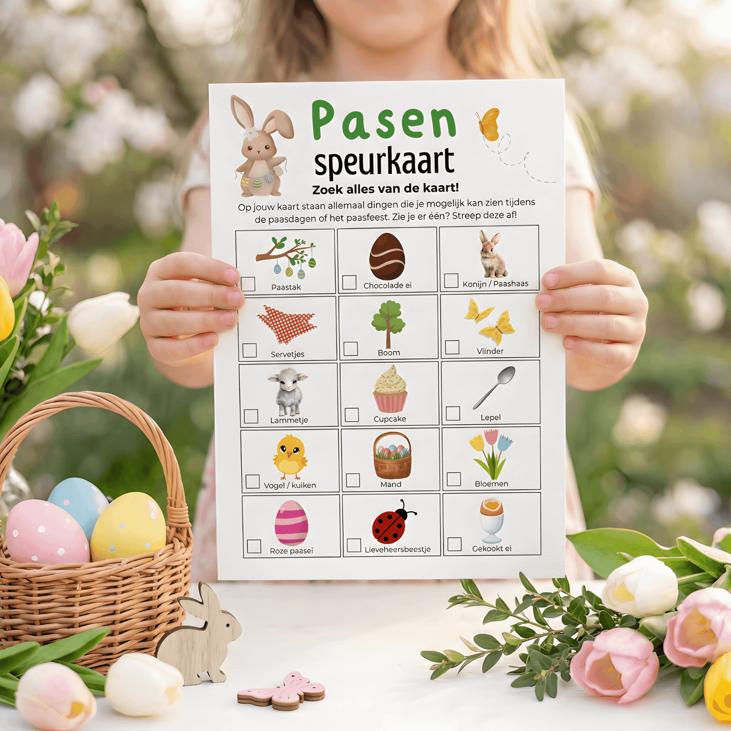 Leuke Pase speurkaart voor kinderen om te printen en direct te spelen